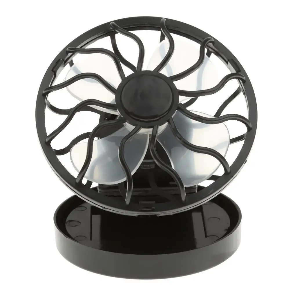Mini Fan Rechargeable Solar Energy Fan Portable Small Cooling Fan with Clip for Outdoor Use
