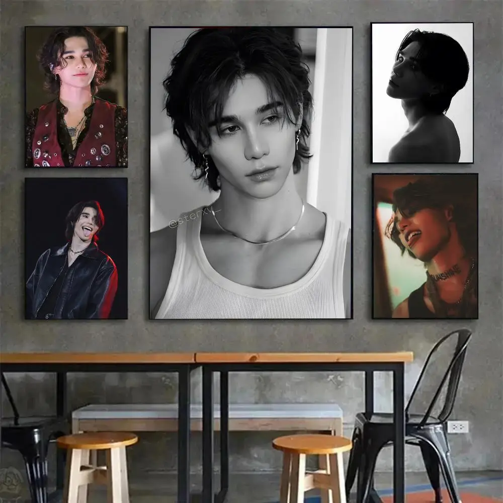 Gentle Pop Singer J-Jeff Satur Poster Painting Wall Art Mural for Living Room Home Decor and Gifts