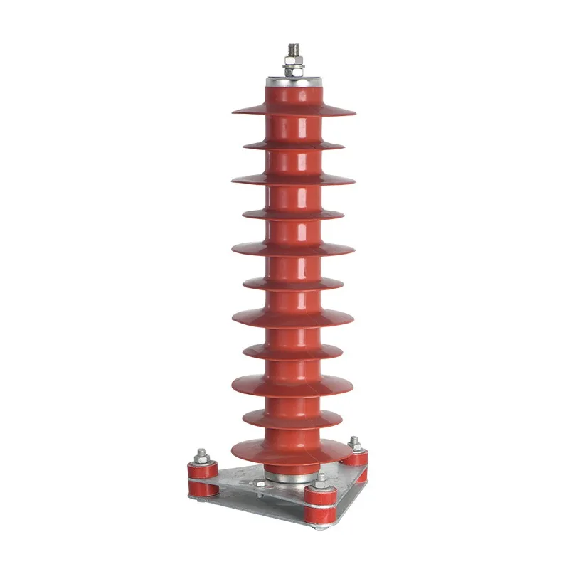 Outdoor high-voltage 35KV power station type electrical lightning protection composite zinc oxide lightning arrester