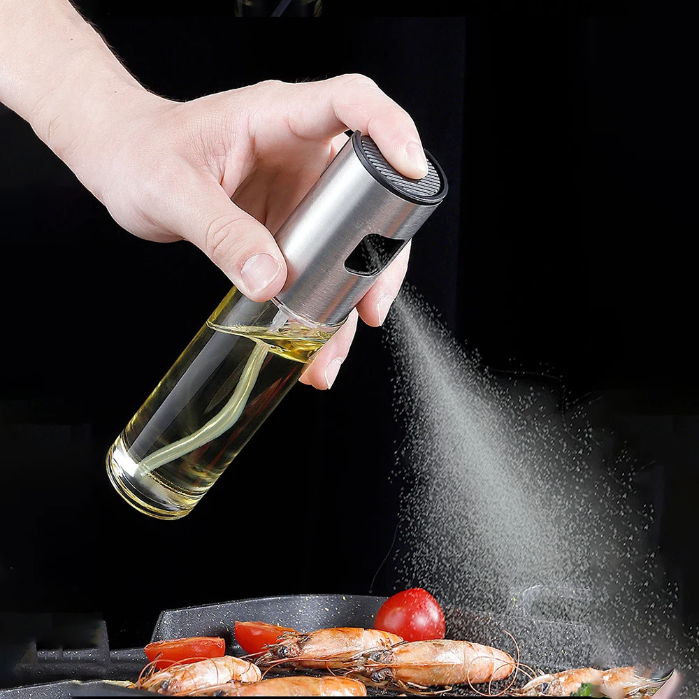 

Диффузор для оливкового масла из нержавеющей стали 304, 100 мл, безопасный и нежный, пищевой распылитель масла для фритюрницы, салата, жарки, барбекю