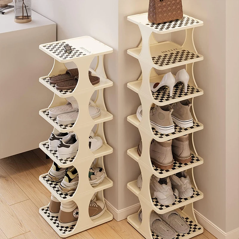 Multi Story Simple Shoe Rack At Home Entrance Saving Space In Office And Dormitory Entrance With Layered Shoe Rack