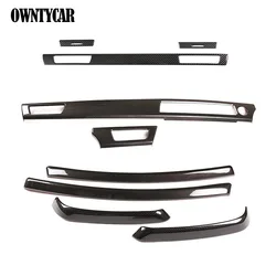 For BMW 3 Series E90 2005-2012 ABS carbon fiber car interior dashboard center console decorative panel sticker car accessories