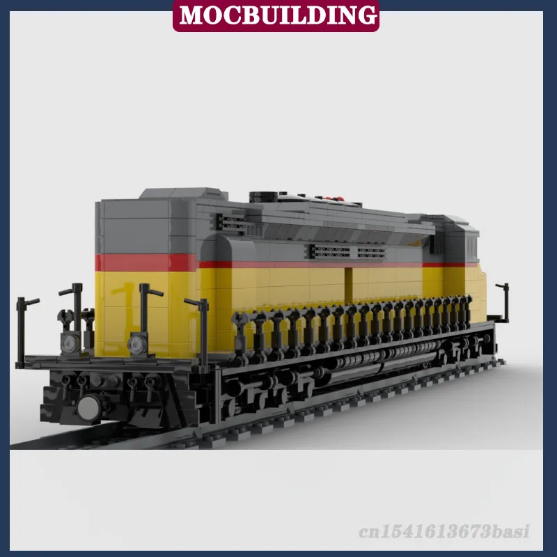 MOC Remote Control Model Train Building Block City Locomotive Building Railway Collection Series Boy Toys Gifts