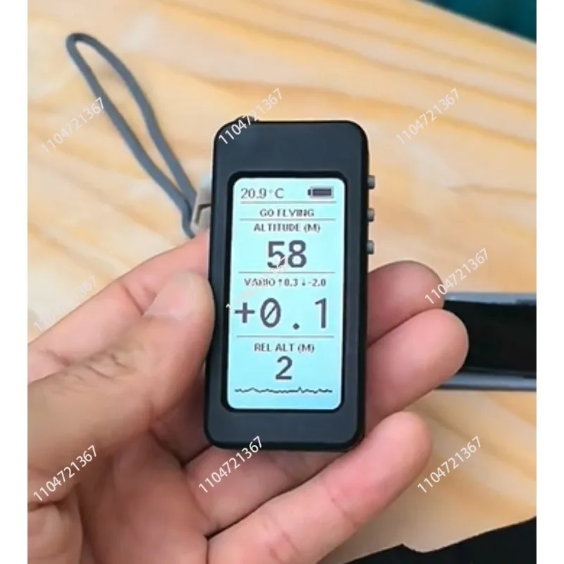 Flying Variometer Altimeter for Paragliding High Precision Portable Altitude Meter