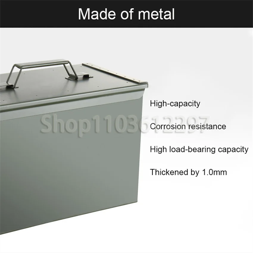 Metal Made Car Toolbox Multifunctional Portable Suitcase Hardware Accessories Tool Storage Box