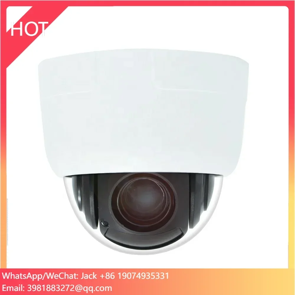 كاميرا صغيرة 4 بوصة 10 × 2 ميجابكسل عالية السرعة قبة تناظرية CCTV PTZ مقاومة للماء ومضادة للتخريب كاميرا 360 درجة
