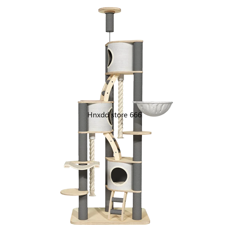 

Cave and nest tree integrated cat climbing frame super large