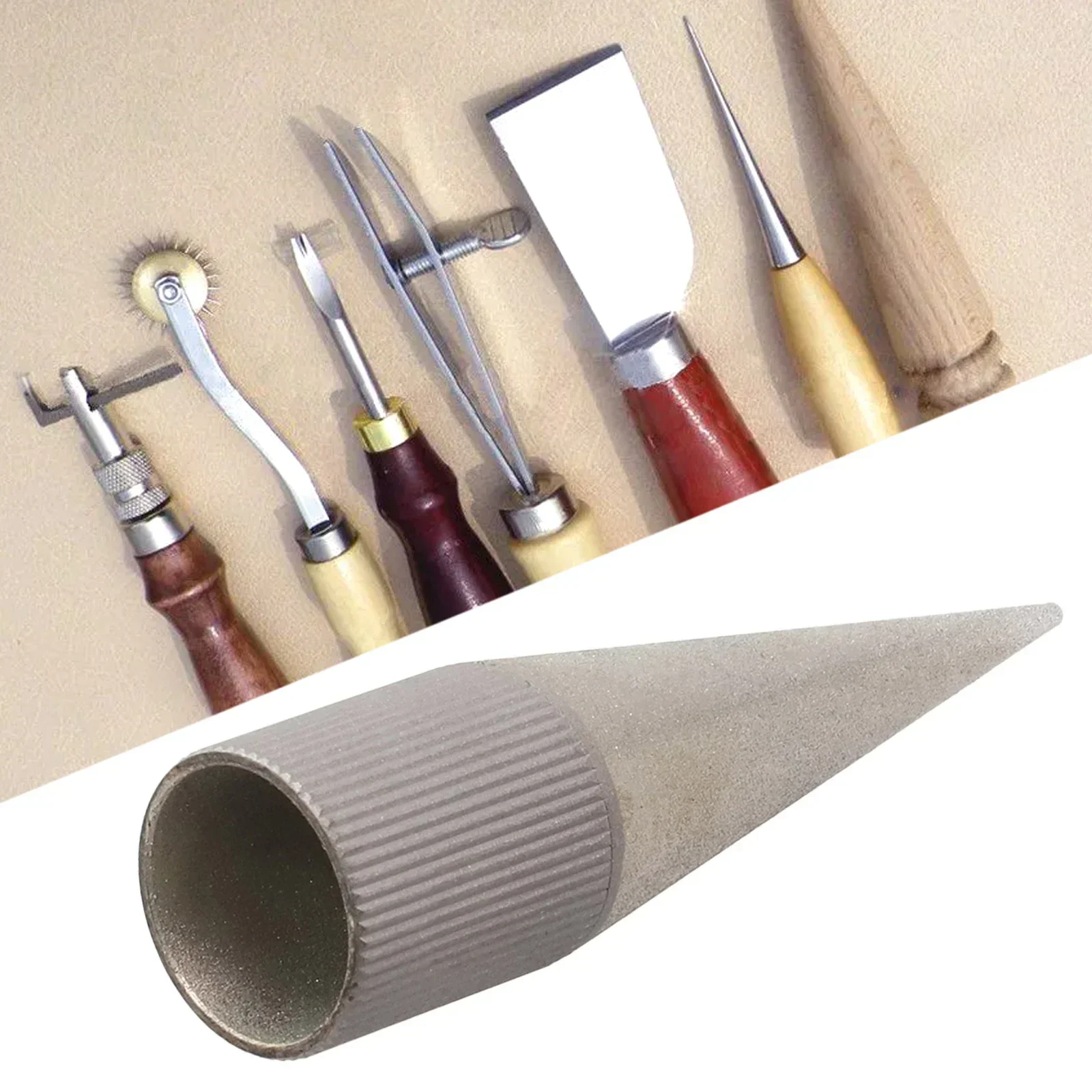Diámetro interior cónico de 1MM, accesorios para herramientas, pulidor de perforación, afilador de agujero redondo, acero inoxidable, bricolaje, chapado en esmeril