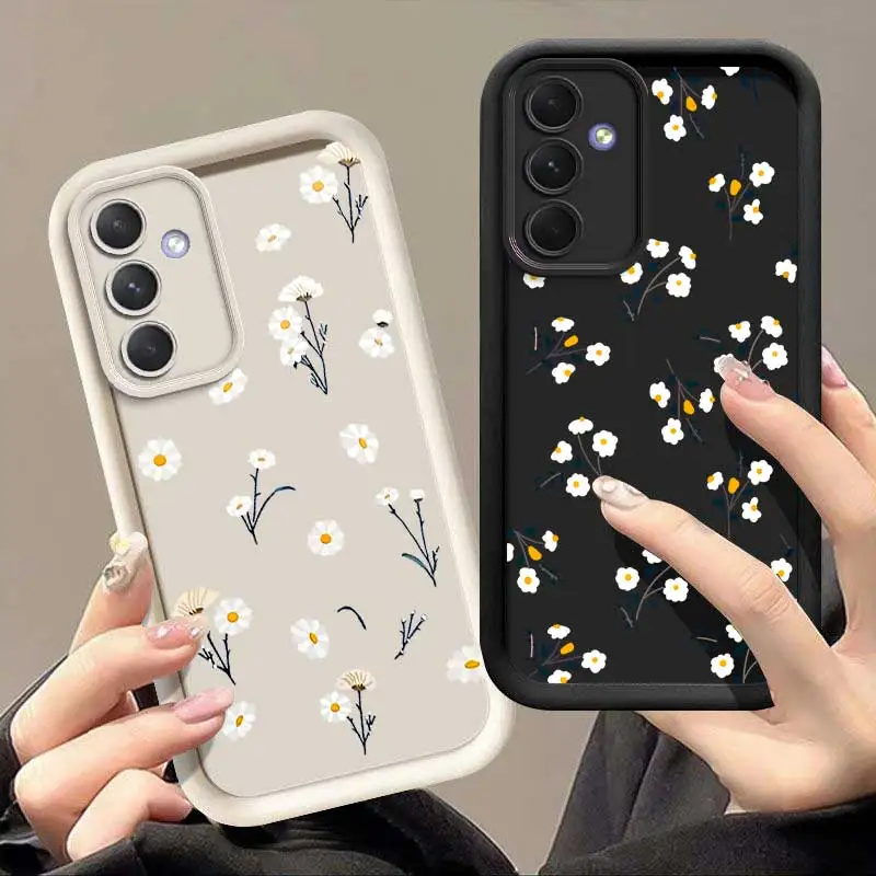 A55 Floral Shadows Sky Eye Ladder Phone Case For Samsung Galaxy A73 A72 A71 A70 A54 A53 A52 A51 A50 A35 A34 A33 A32 A31 Cover