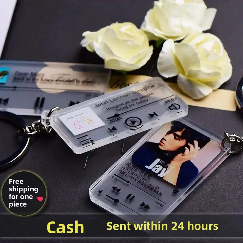Jay Chou ألبوم غنائي سلسلة مفاتيح مصنوعة من الأكريليك المشاهير الحفل تذكارية هدية المفاتيح مجوهرات اكسسوارات المصنوعة في الصين #1