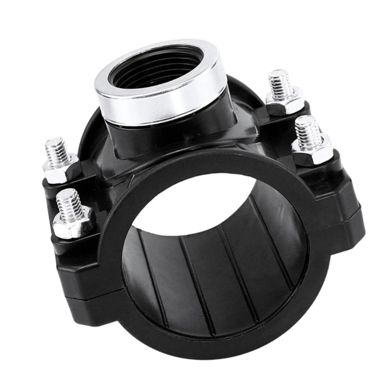 02DC Multi Purpose Plastic & Carbon Metal Pipe Connector with Internal Threads Threaded Pipe Extension for Reliable Water Flows