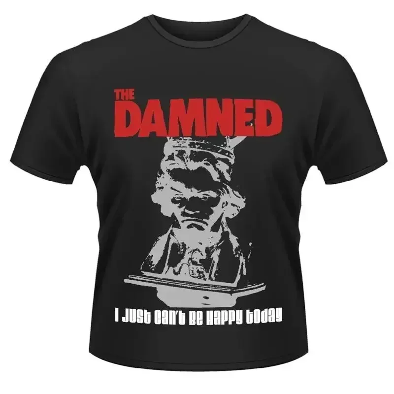 THE DAMNED : ' I JUST CANT BE HAPPY TODAY' - T-SHIRT - NEW OFFICIAL 2025