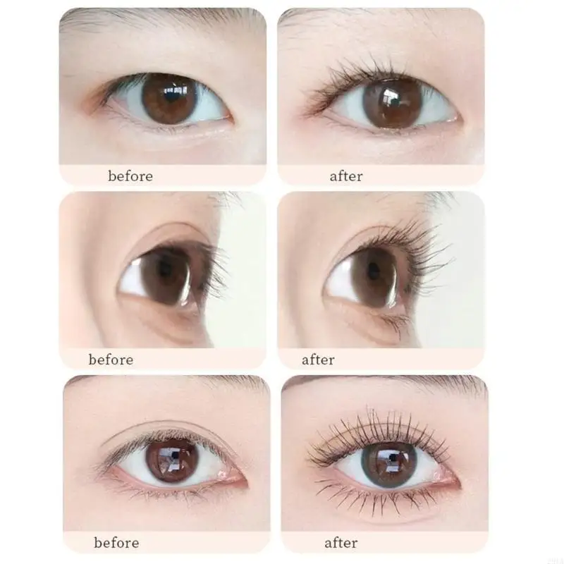 28ta 2 pezzi/set ciglia bigorler con pettine per ciglia con ciglia parziali.