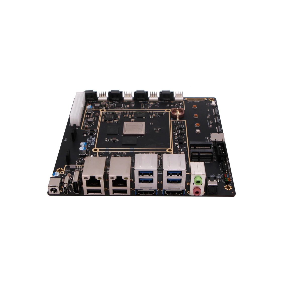 NYRadxa ROCK 5 ITX, CPU 8-inti RK3588, Motherboard Mini-ITX, RAM LPDDR5, HDMI 8K, Komputer Papan Tunggal