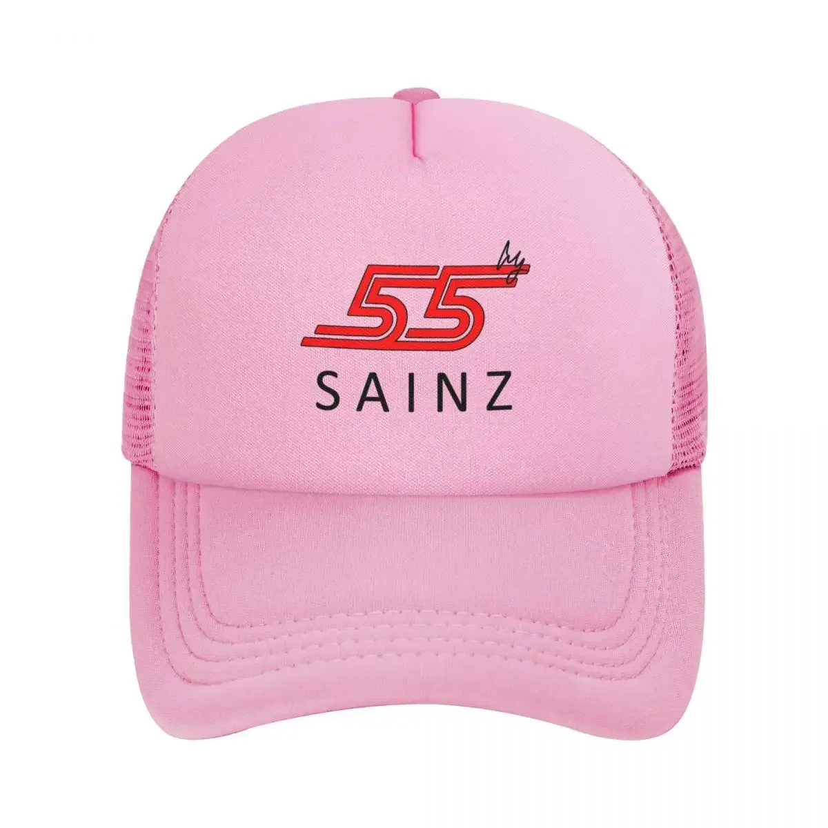 

Carlos Sainz Jr F1 Signature Graphic - Бейсболки с темной сеткой Snapback Модные бейсболки Casual Casquette Outdoor Unisex