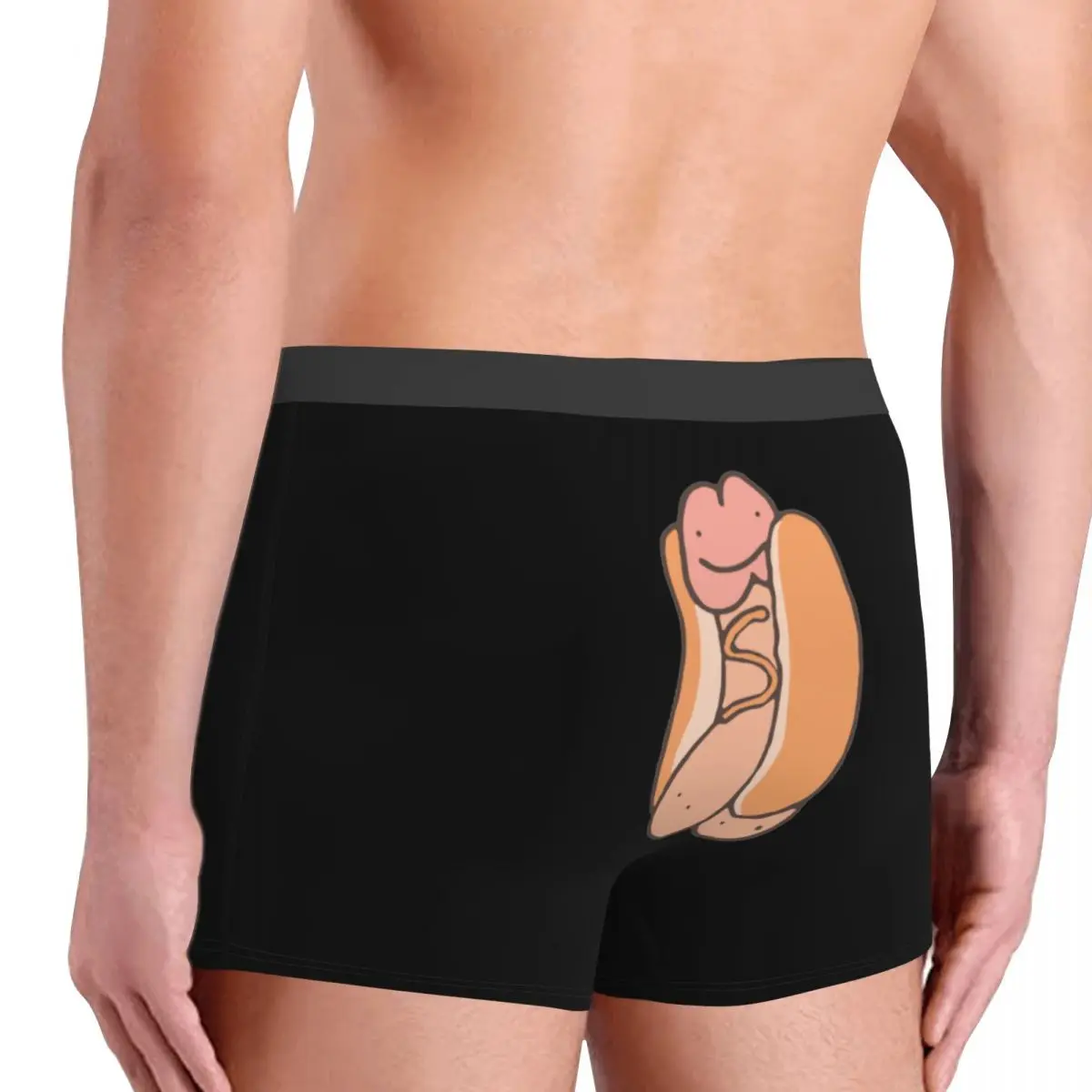 Funny Penis Dick Hot Dikkity Dog Man Boxers Soft Graphic Print Underpants