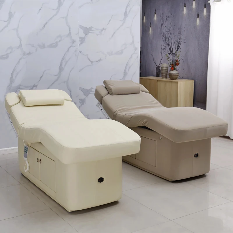 

Customize.High End Beauty Salons Physical Therapy Shops Constant Temperature Heating Massage Lifting Latex Beauty Beds