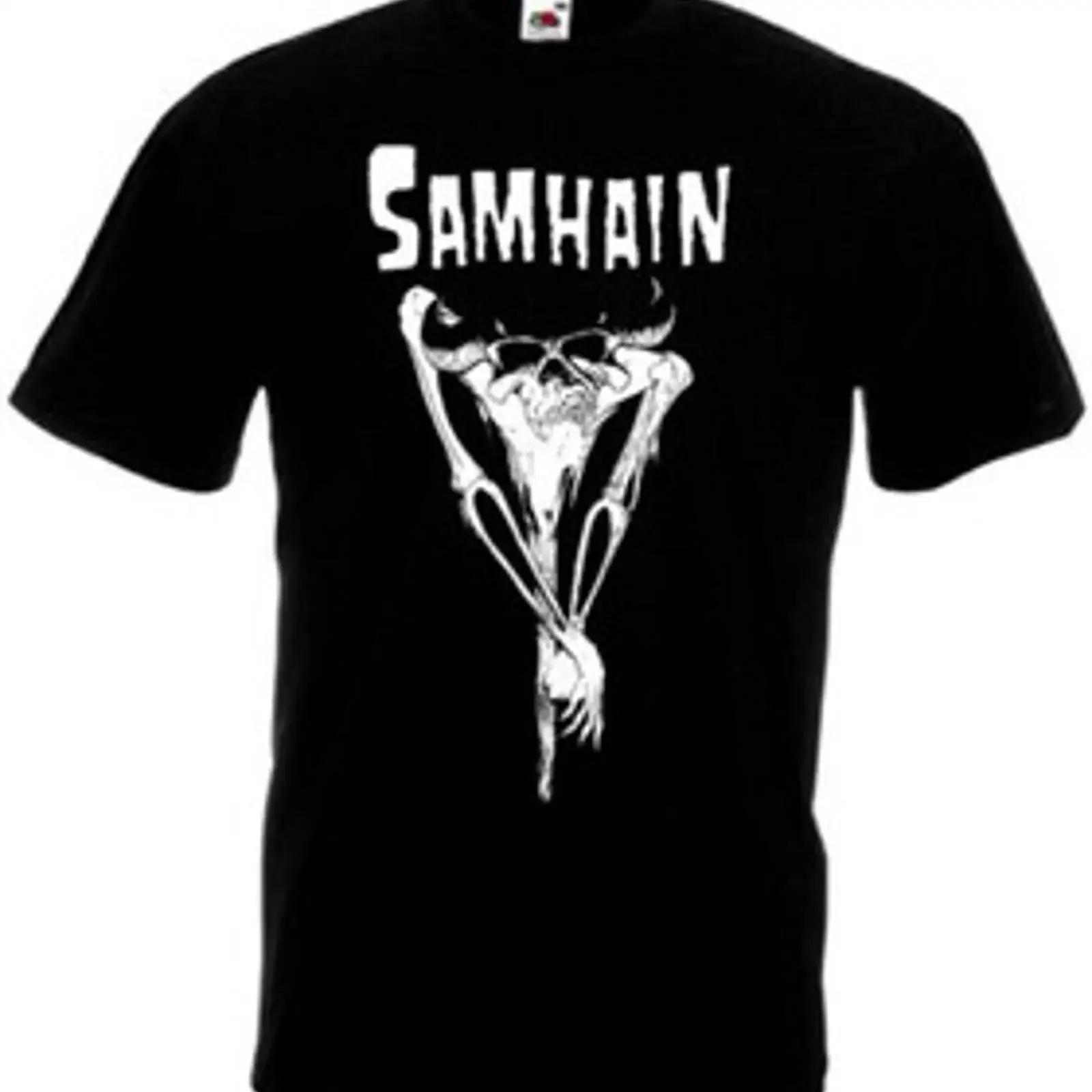 Camiseta Samhain Espantapájaros Negra Cartel Terror Punk Banda Todas las Tallas S 5XL vintage Washed Unisex designer clothes