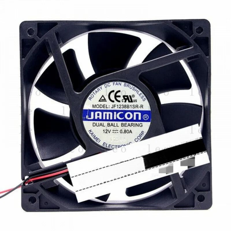

FF 1 шт. JAMICOM 12038 12 см JF1238B1SR-R 12 В 0,80 А вентилятор охлаждения большого объема воздуха. # F5