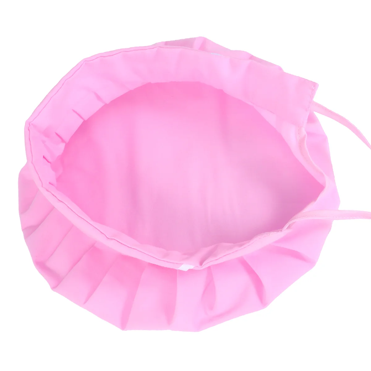 

1PC Adjustable Food Baking Smoke-proof Chef Hat Oil Proof Working Hat Lace-up Catering for Women Men Wearing (Pink)