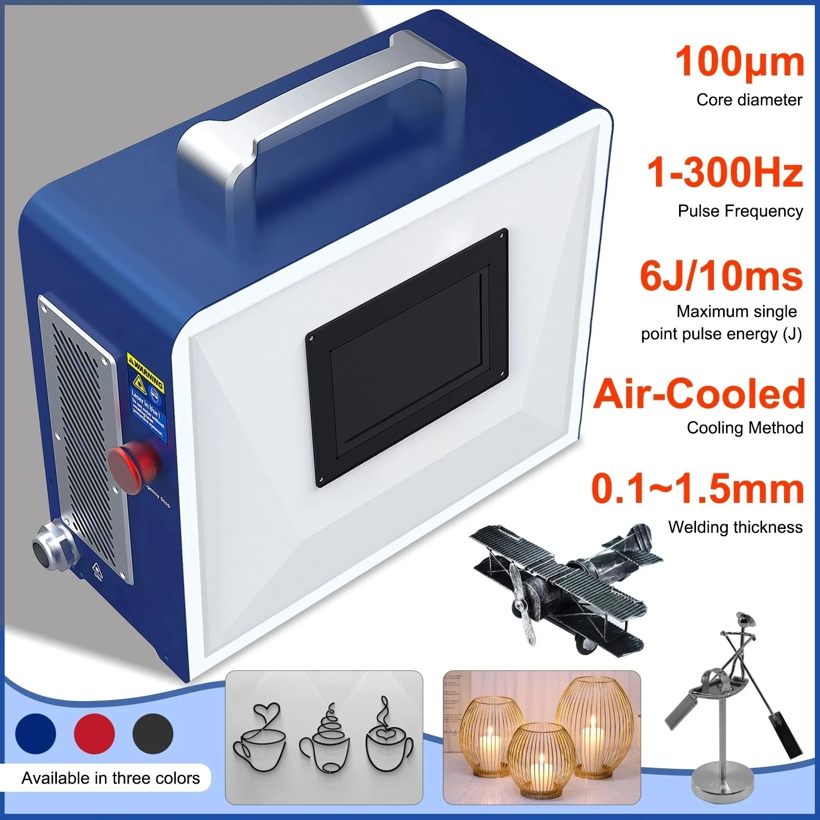 

Laser Spot Welder 300W Handheld Precision Thin Sheet Welder Cutter