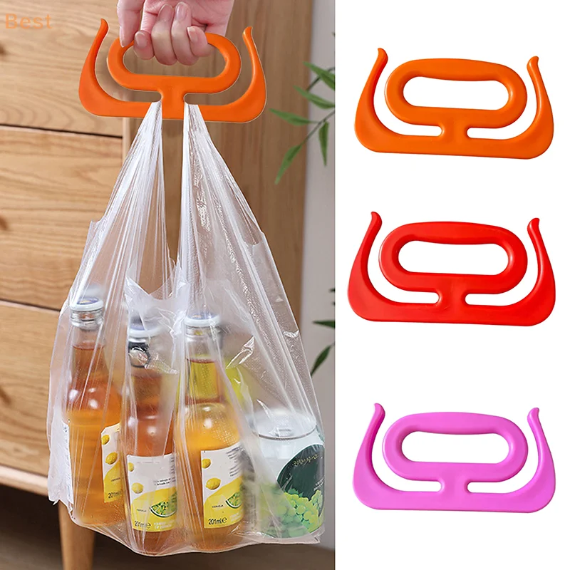 New Portable Bag Grip Grocery Bag Carrier Shopping Bag Carrier Grocery Bag Holder Clips Handle Shopping Hand Protection