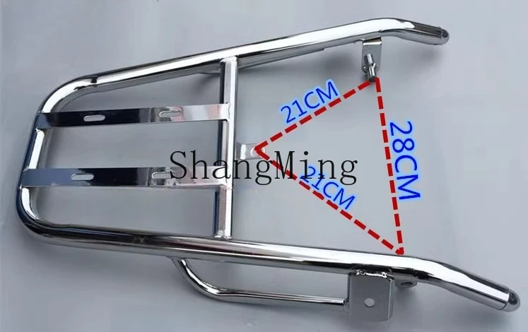 กันชนรถยนต์ไฟฟ้า ZYH พร้อมคันเหยียบรถจักรยานยนต์ไฟฟ้าชั้นวางขนาดใหญ่โครงท้ายบาร์ตัวหนา