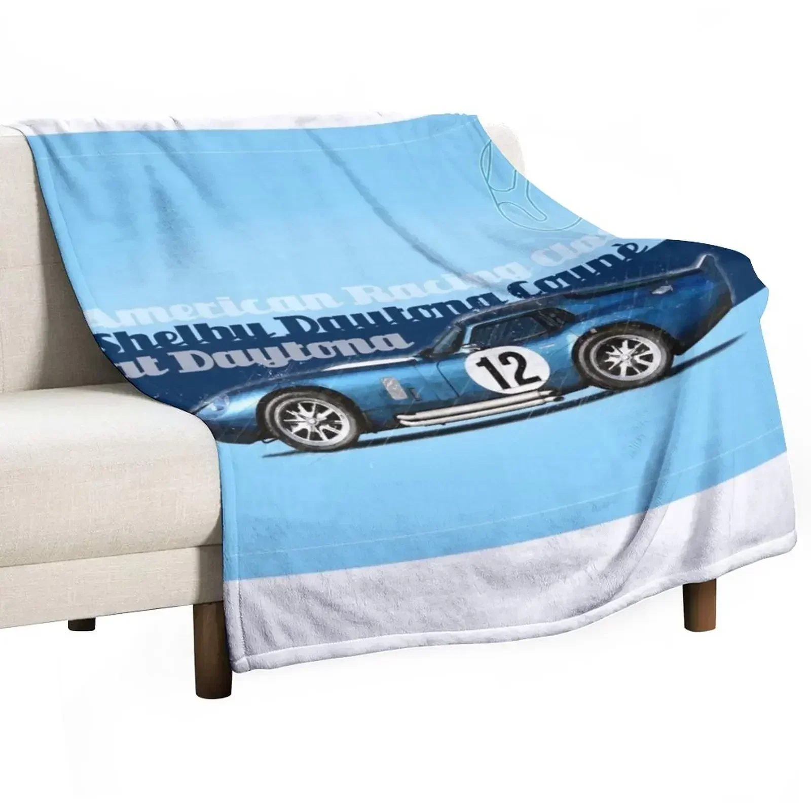 

New Shelby Daytona Coupe Throw Blanket Retros funny gift Personalized Gift Blankets