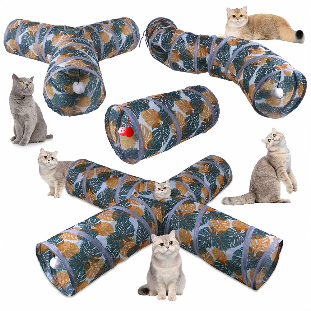 

Pet Supplies Cat Tunnel Foldable Pet Cat Toys Kitten Pet Training Interactive Fun Toy Tunnel Bored Kitten Rabbit Tunnel Tube