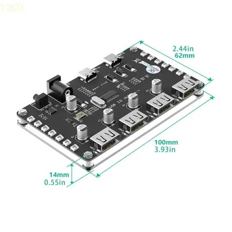 Y2GD USB 2.0 HUB USB Splitter 4-порта