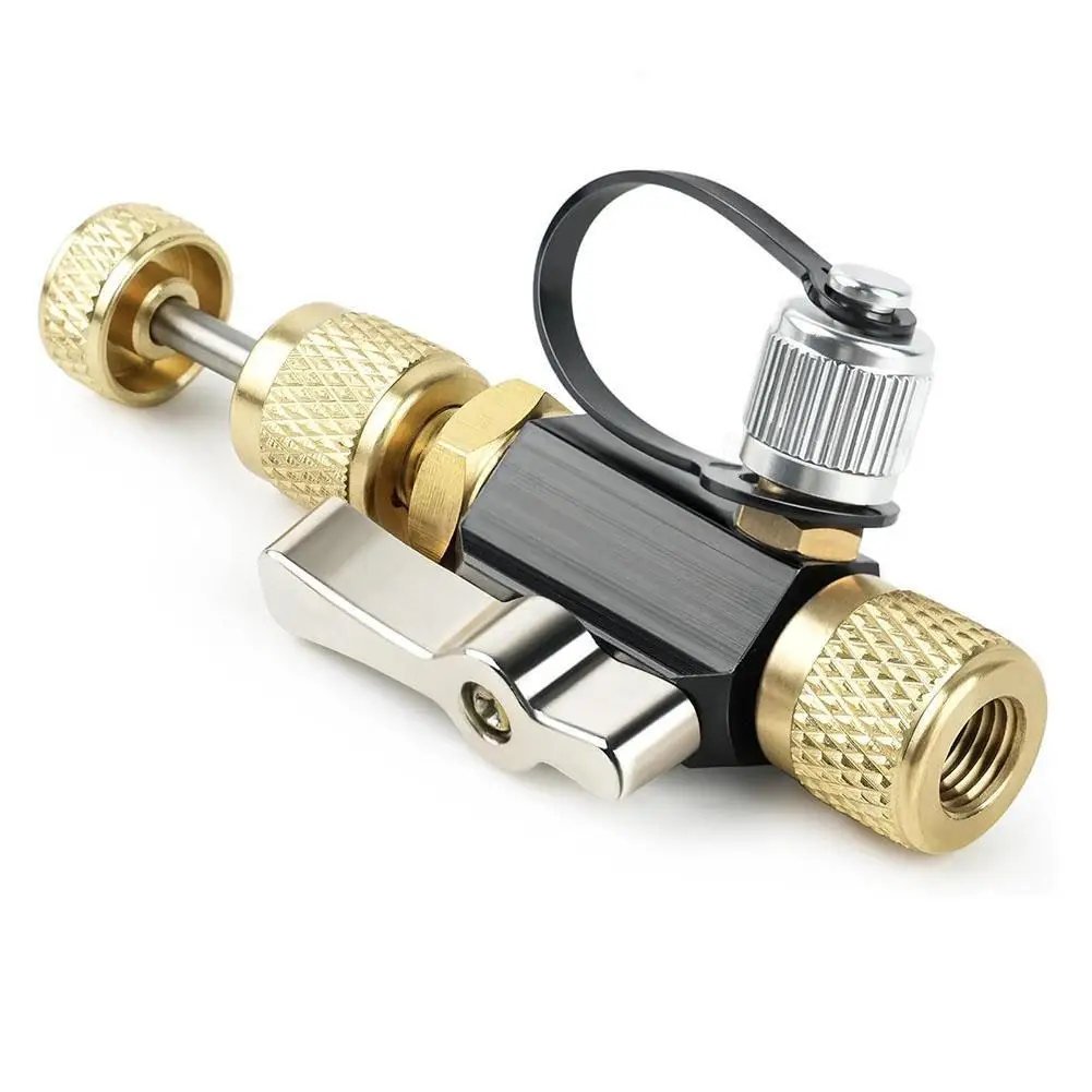 ABUG-HVAC 밸브 코어 제거 도구, 1/4인치 진공 등급 밸브 코어 제거 도구, 모든 냉매와 작동, HVAC 도구