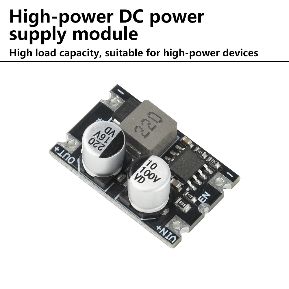 DC-DC-Abwärtsmodul, Buck-Stromversorgungsmodul, 6–80 V auf 3,3 V/5 V/12 V, 1,2 A Ausgang, geringe Welligkeit, Hochleistungs-Spannungswandlermodul