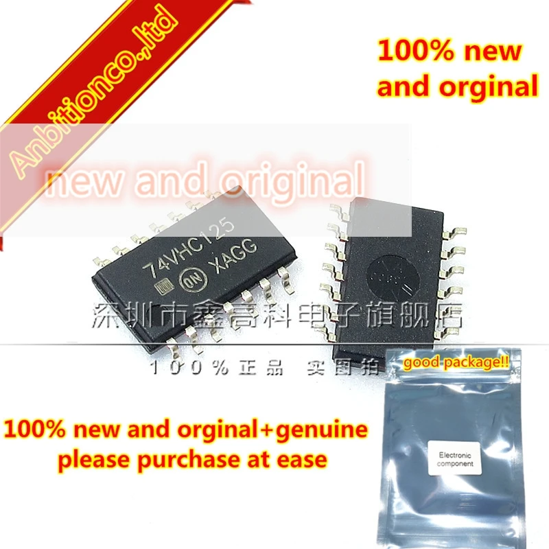 

10pcs 100% new and orginal MC74VHC125MEL 74VHC125 SOP14 5.2 in stock