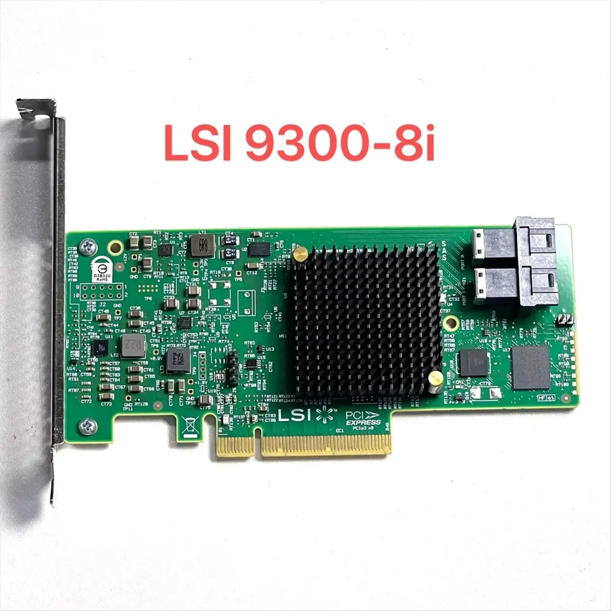 

LSI Broadcom SAS 9300-8i 8-портовый 12 Гбит/с + SAS PCI-Express 3.0, низкопрофильный адаптер для хост-шин, карта контроллеров [AAAE 2026]