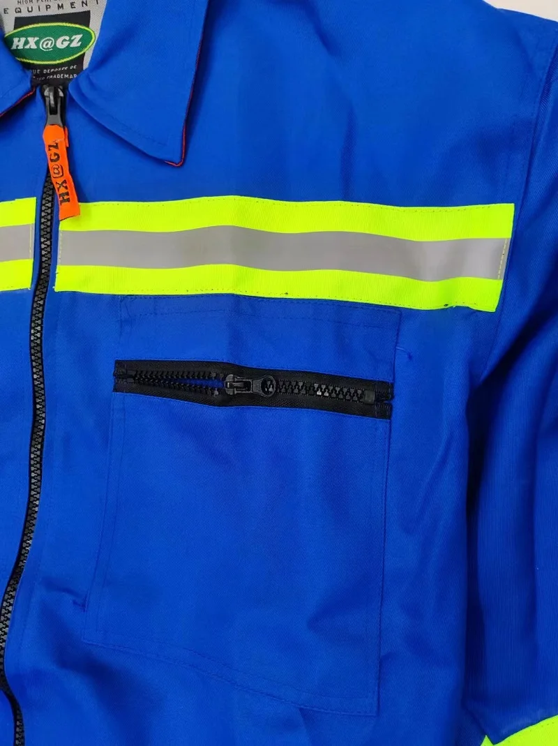 Macacões mecânicos hi vis roupas de trabalho de segurança trabalho geral macacão de trabalho masculino terno de soldagem uniformes mecânicos de carro oficina