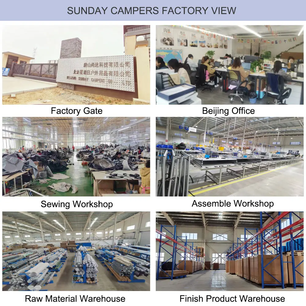 2024 Hot Sale Soft Shell Roof Tent Camping & Outdoors Universal Fit Car Vehicle Rooftop Tent