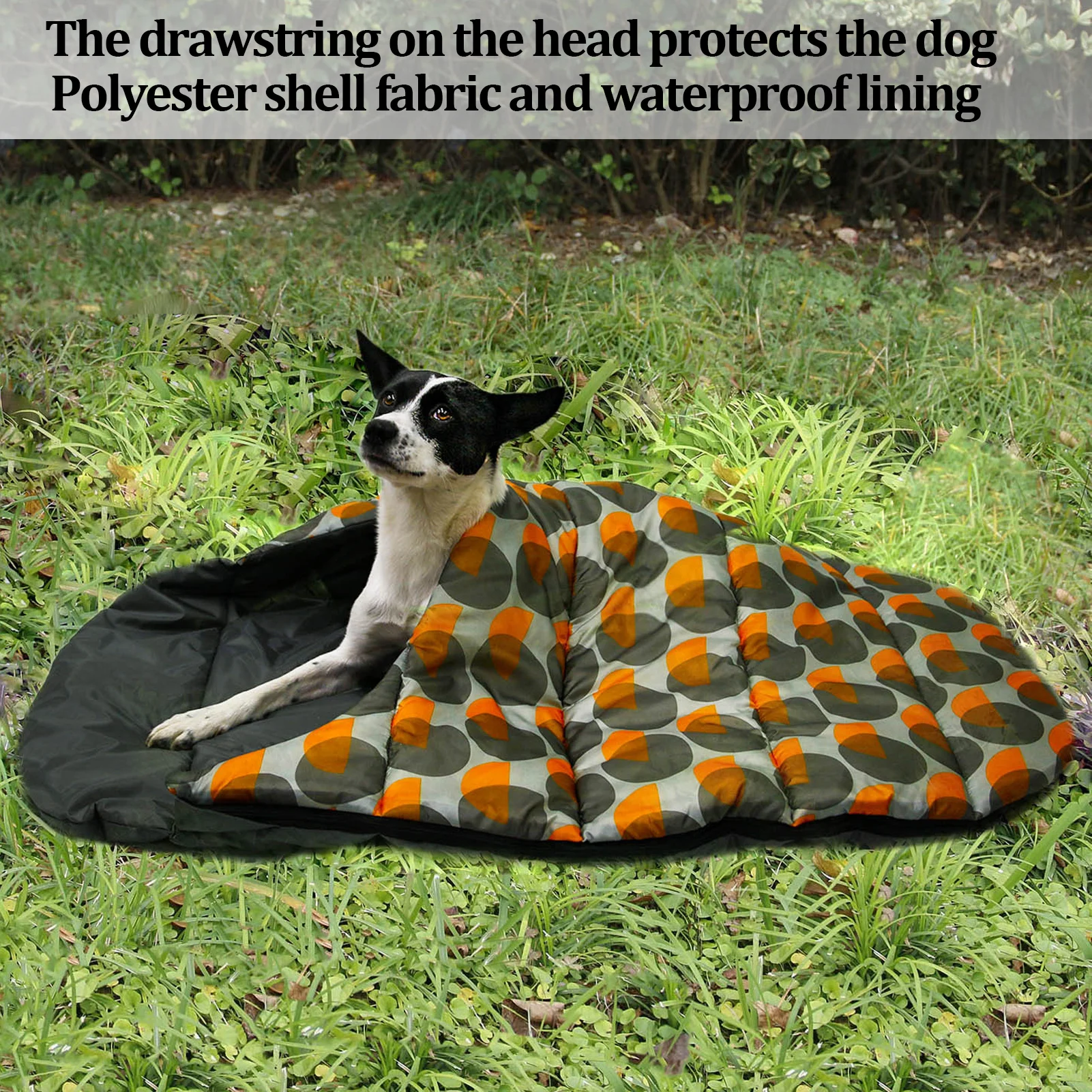 Dog Sleeping Bag Waterproof Warm Portable Pet Packable Bed With Storage Bag For Camping Hiking