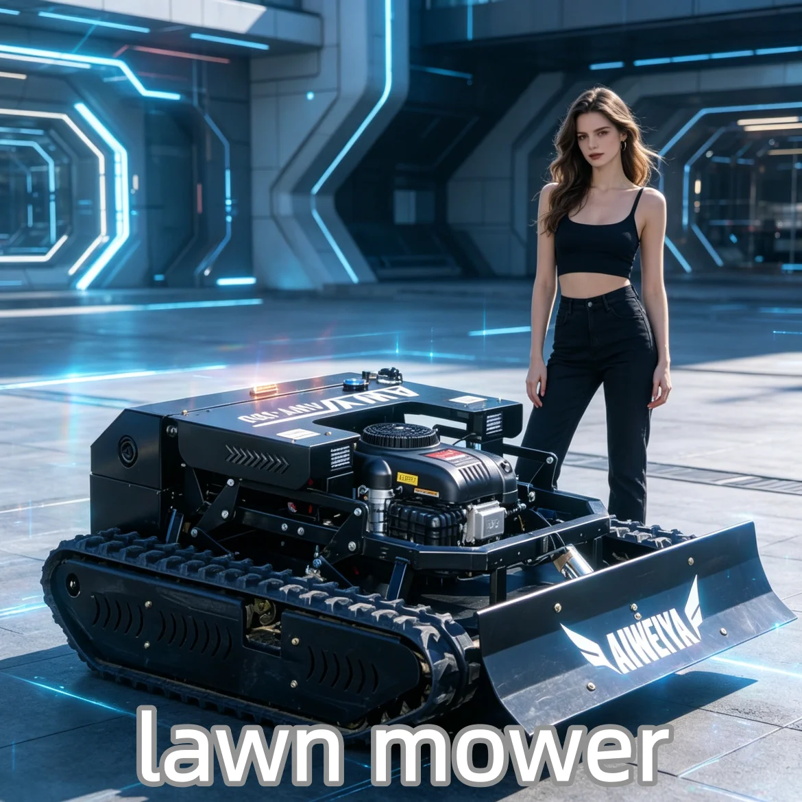 

Customized Rotary Lawn Mower with Auto-Boost Function Remote Control for Efficient Agricultural Landscaping