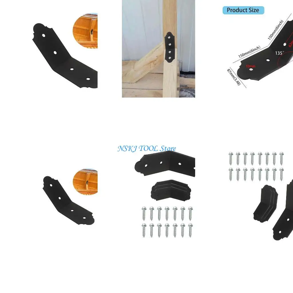 

L8RC Space Saving Mounting Solution Metal Frame Connector Joint Strong Metal Support