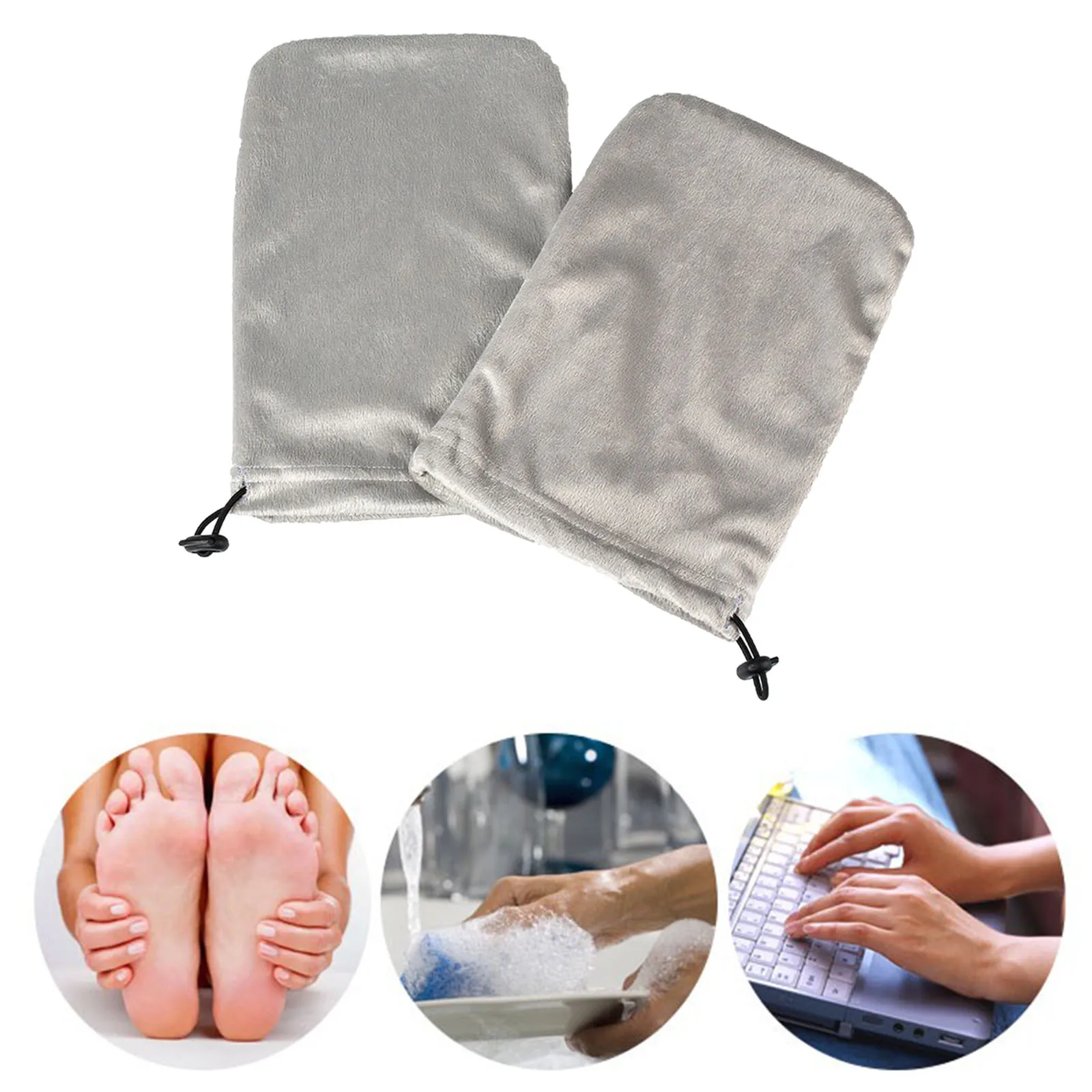 Paraffin Wax Mitts Wax Gloves Cotton Glove Moisturizing Thermal Wax Machine for Hand and Feet Spa Accessories Skin Care