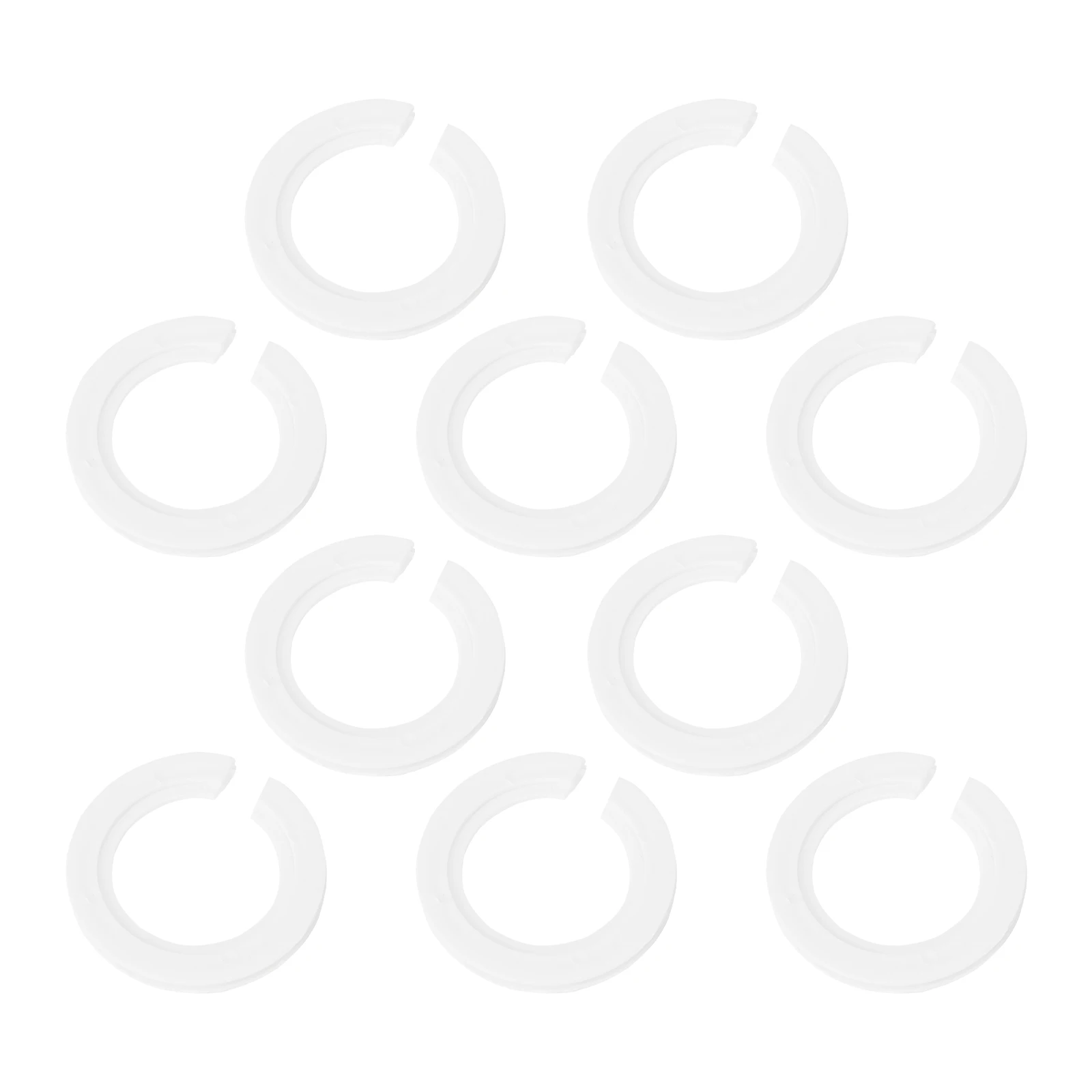 10 قطعة E27 دائم إلى E14 عاكس الضوء محولات البلاستيك الأبيض محول سهلة التركيب المنزل فندق مطعم ديكور غطاء مصباح حلقة