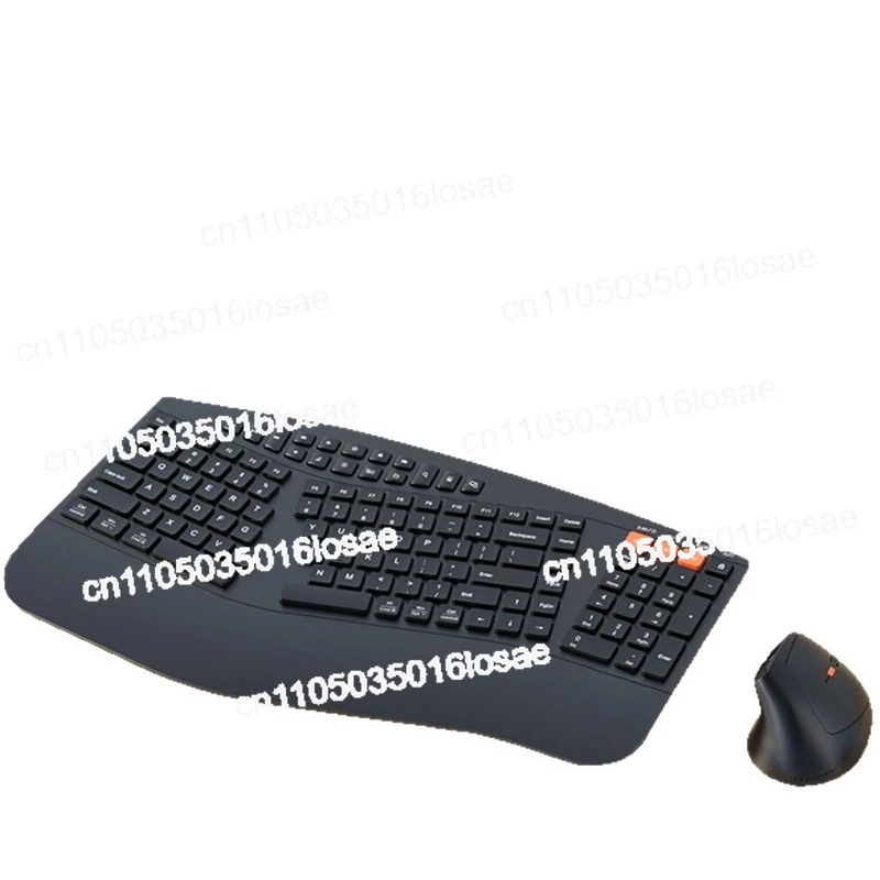 

Ergonomic 2.4G Bluetooth Wireless Dual-mode Silent Office Keyboard and Mouse