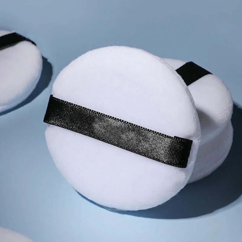 7 قطعة مسحوق مستدير محمول نفخة سوبر لينة فضفاض مسحوق التجميل نفث الوجهين الوجه ماكياج الإسفنج امرأة أدوات تجميل