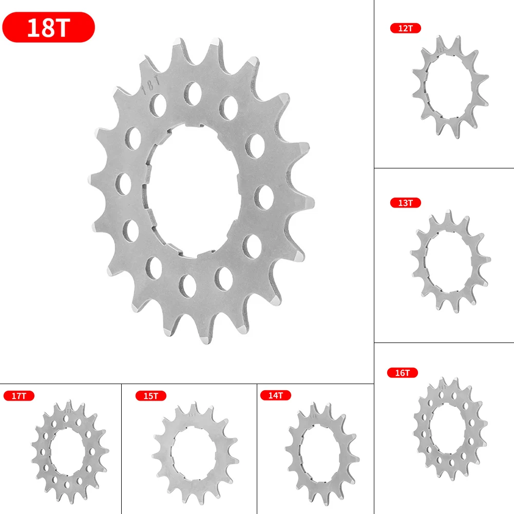 MTB Road Bike Cassette Cog 12T 13T 14T 15T 16T 17T 18T Single Speed Flywheel Repair Part Bicycle Sprocket Freewheel Accessories