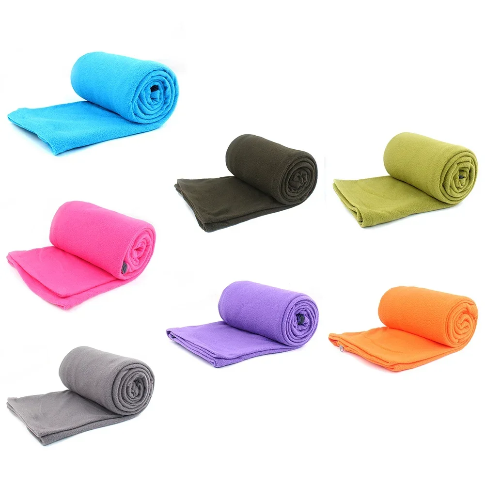 

183*83cm Liner Portable Warm Blanket Camping Fleece Sleeping Bag Accesseries for Traveling Hiking Backpacking Camping Home