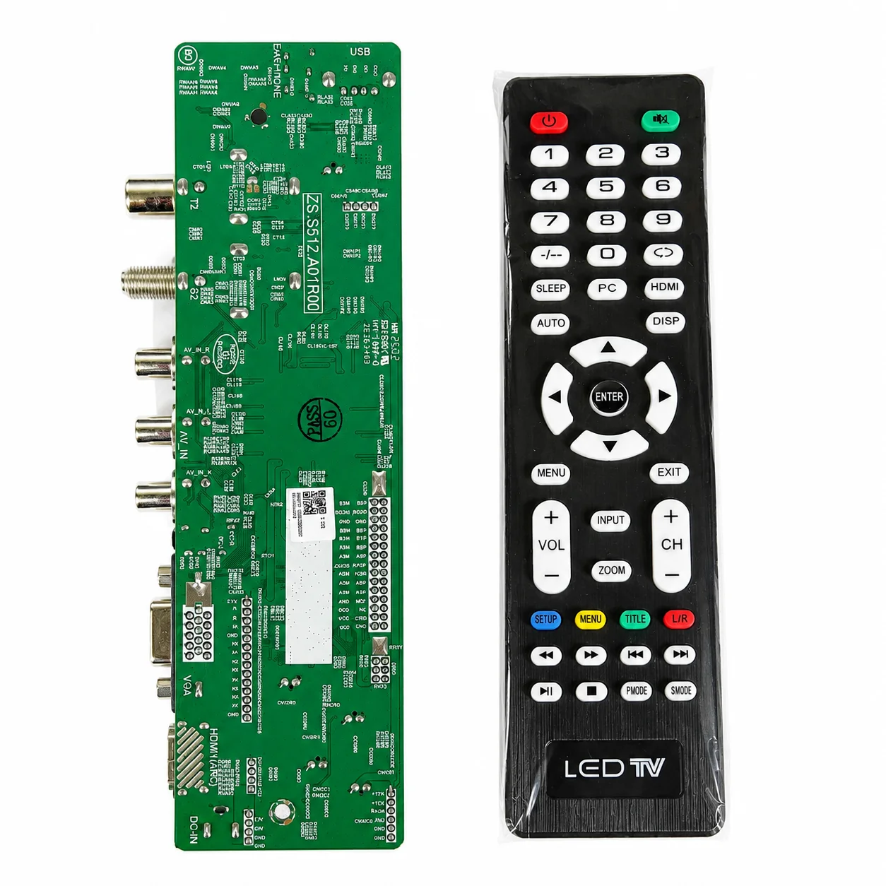New LCD TV Motherboard ZS.3663LSA.A01 ZS.S663.A01R00 Digital Standard DVB-T2 DVB-S2 TNT