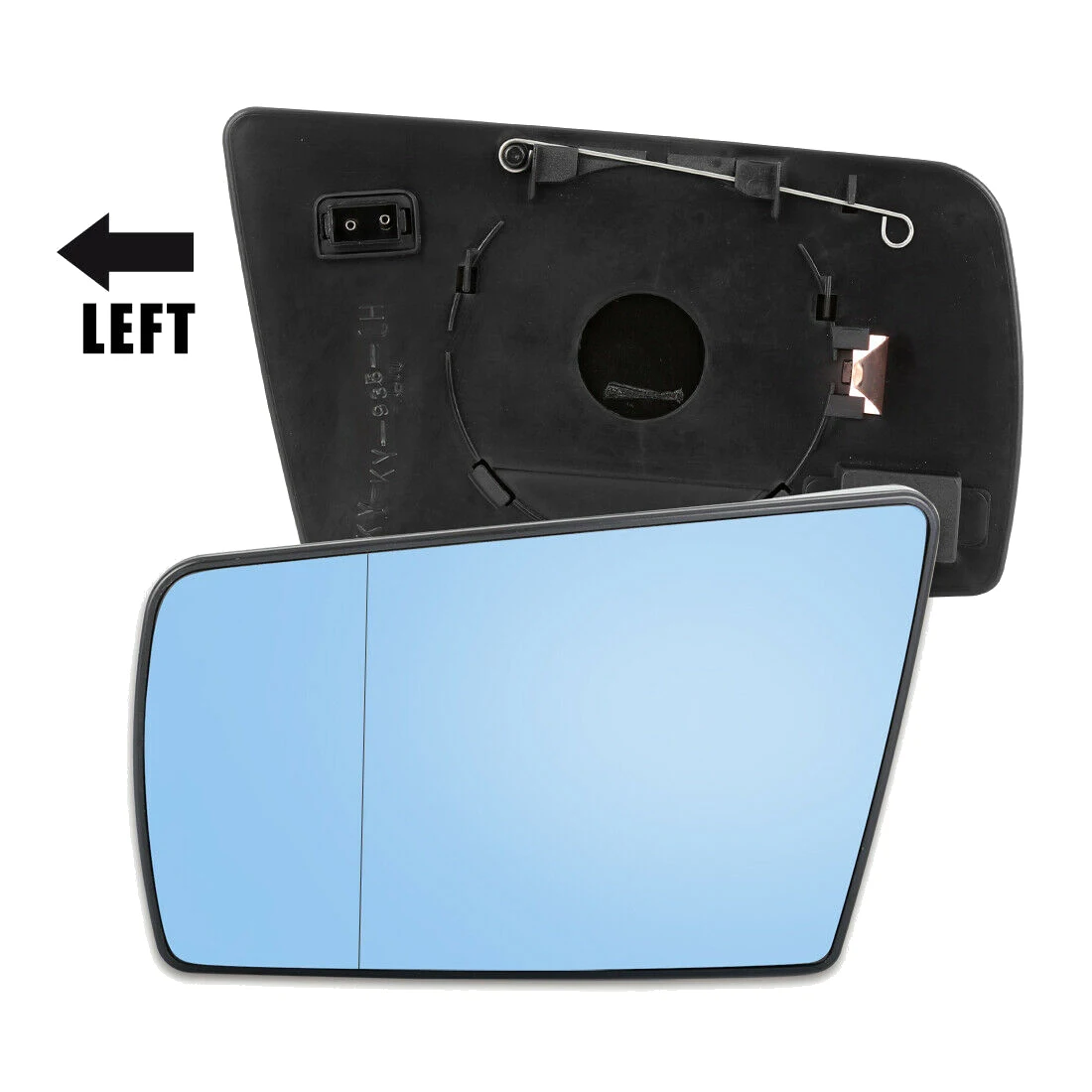 Left Side Side Wing Mirror Glass Heated with Backing Plate for - C W202 E W210 S W140 1994-2000
