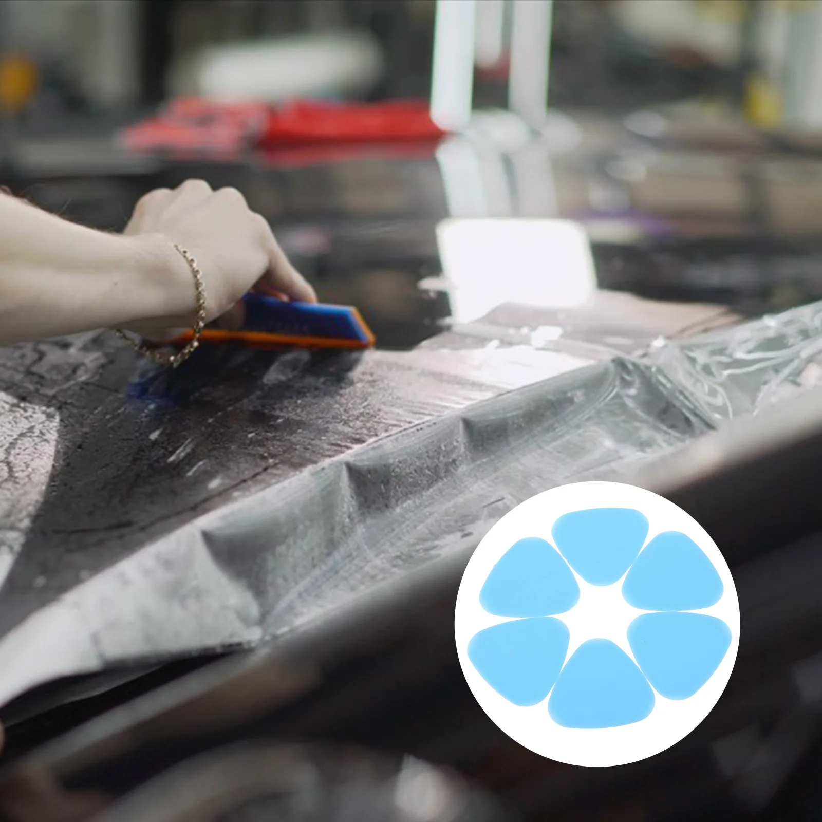 

20Pcs Automotive Film Cutting Pads Die Cut Cushions Car Window Tint Tools Scratch Proof Glass Safety Film Application