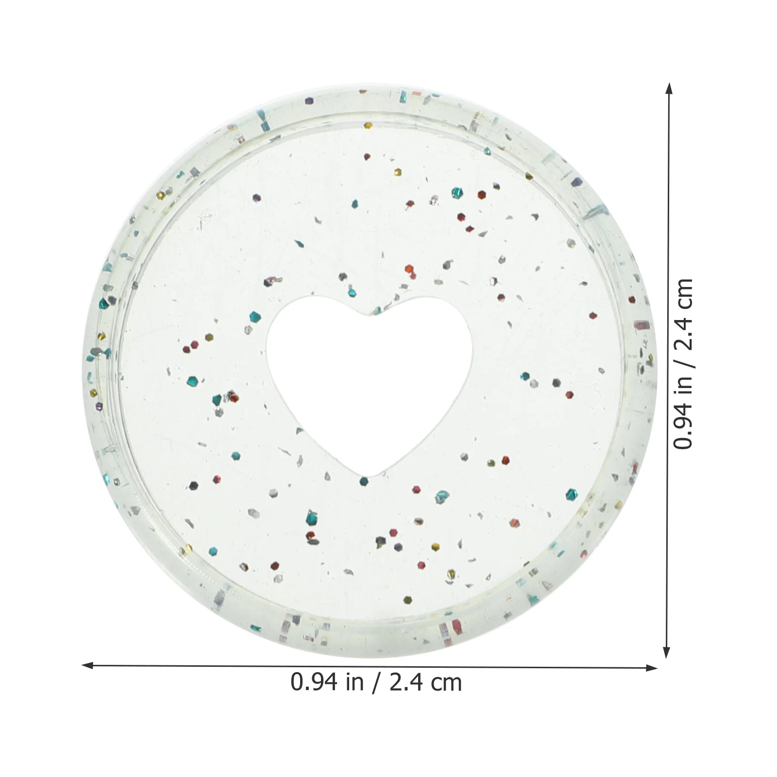 Cahier d'amour coloré à paillettes scintillantes, chambre plus lente, anneau de reliure à trous, fournitures emballées, disques reliés au disque, 28mm, 50 pièces