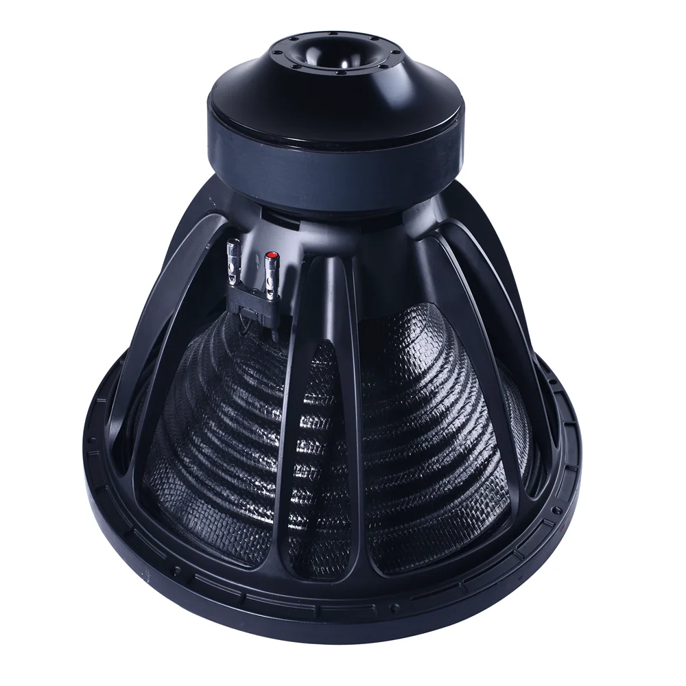 Leistungsstarker 18-Zoll-Kohlefaser-Subwoofer 18-Zoll-Basslautsprecher mit 1000W RMS